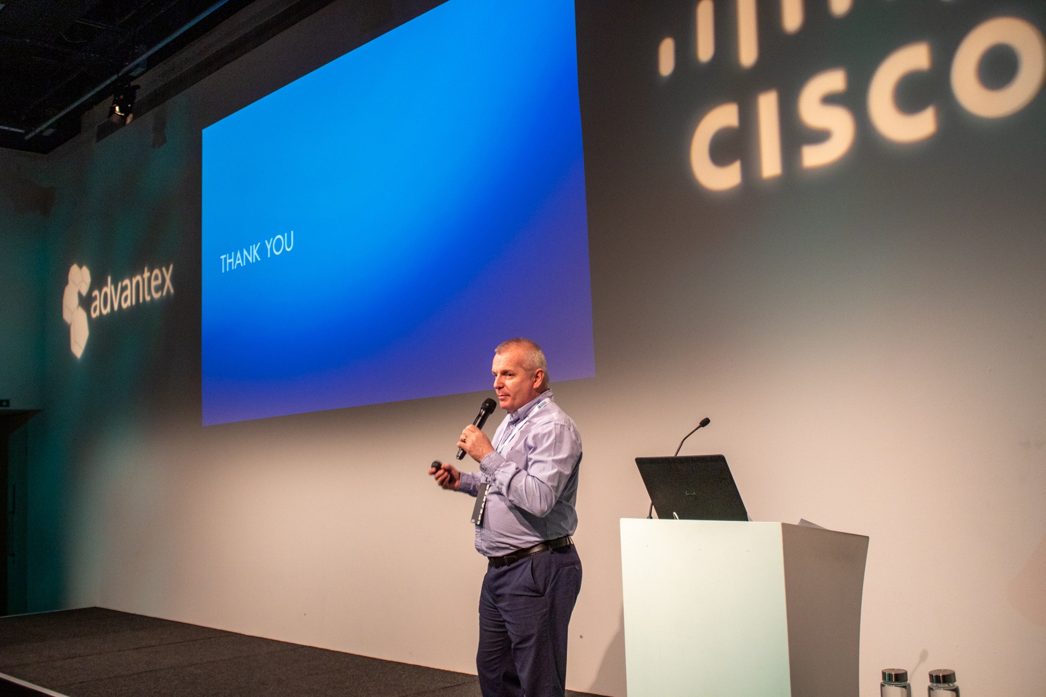 Cisco's Rob Price on stage at the Cybersecurity Summit: North East