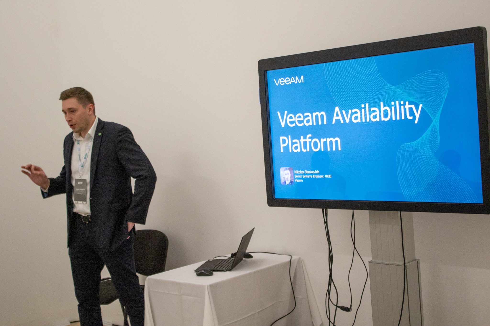 Veeam's Nikolay Stankevich at at the Cybersecurity Summit: North East